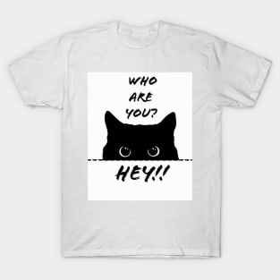 Funny black cat T-Shirt